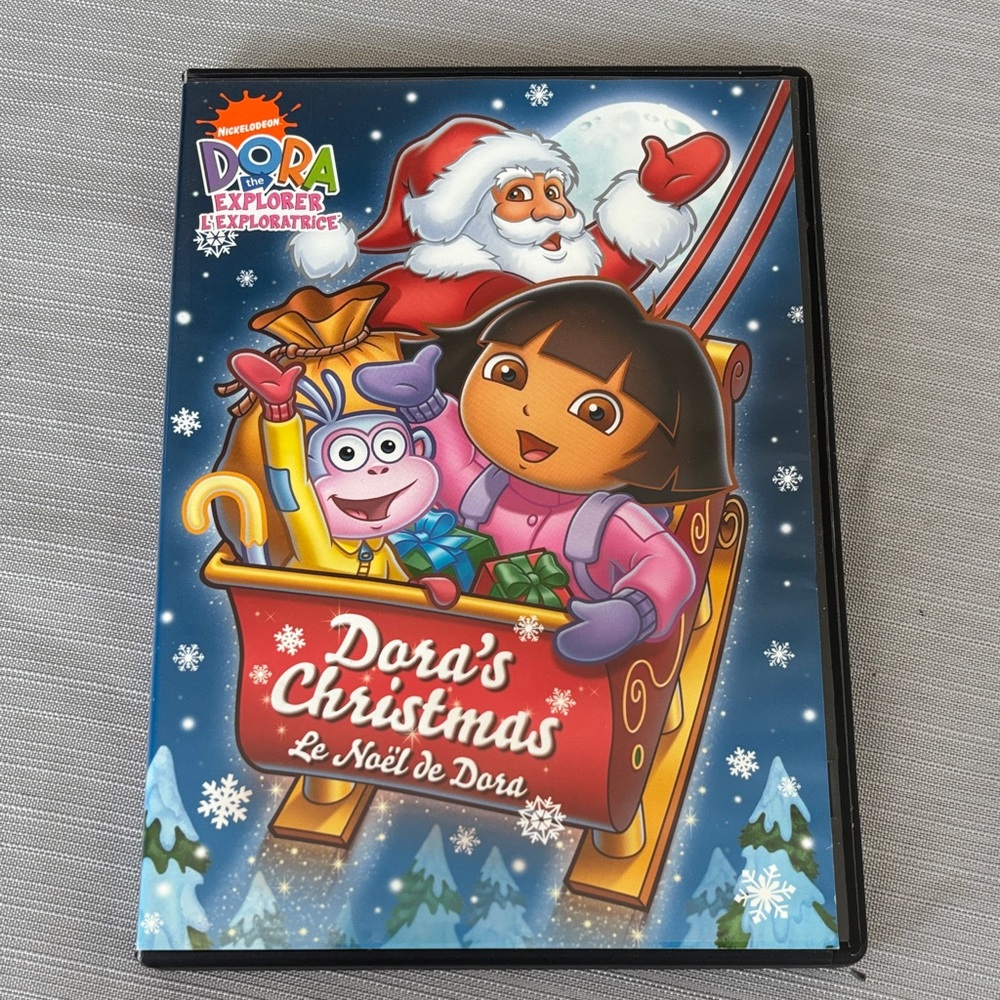 Nickelodeon Dora's Christmas Adventure DVD - Red and Blue